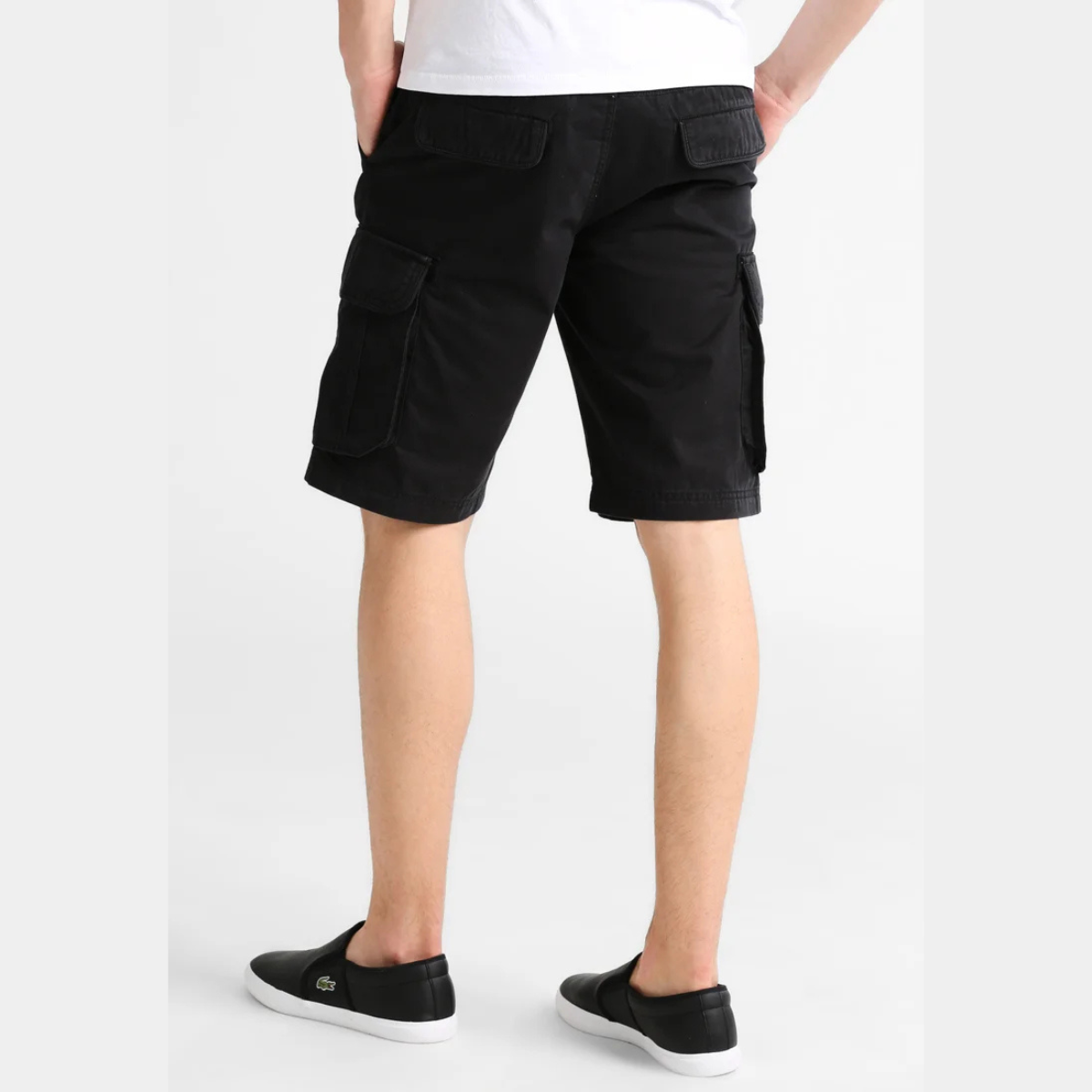 Kit 3 Bermudas Cargo Masculinas Sarja Brim Lisa Premium