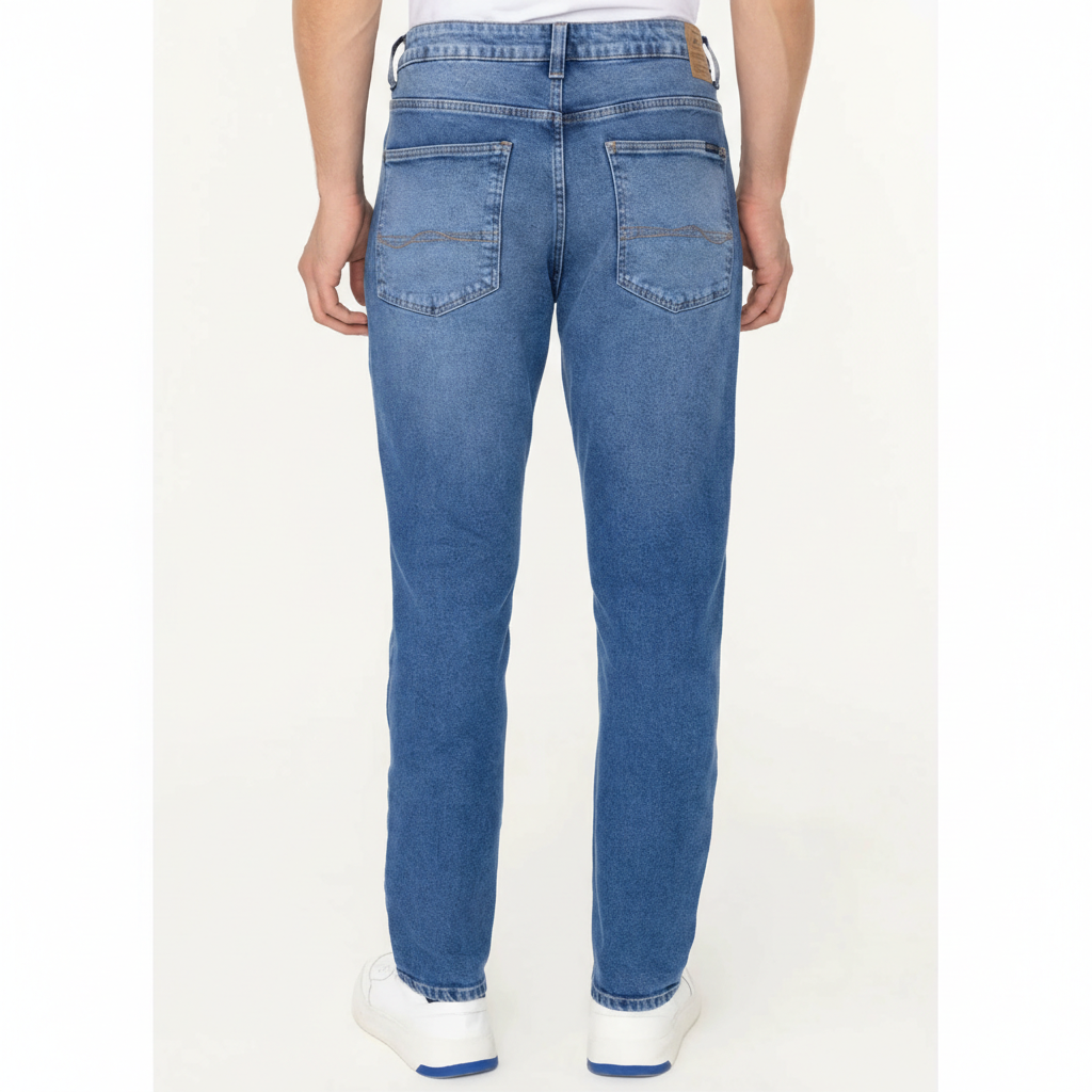 Kit 3 Calças Jeans Masculina Classic Corte Reto