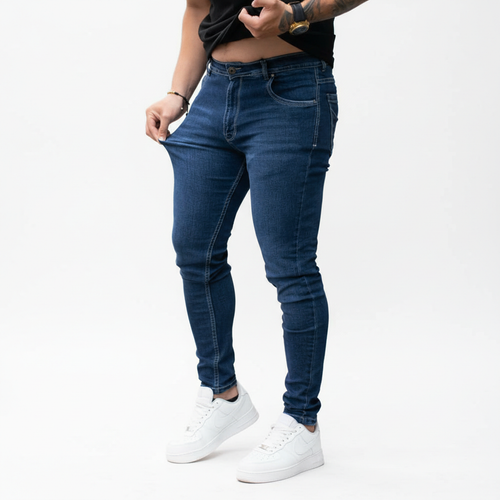 Kit 3 Calça Jeans Sarja Masculina Skinny