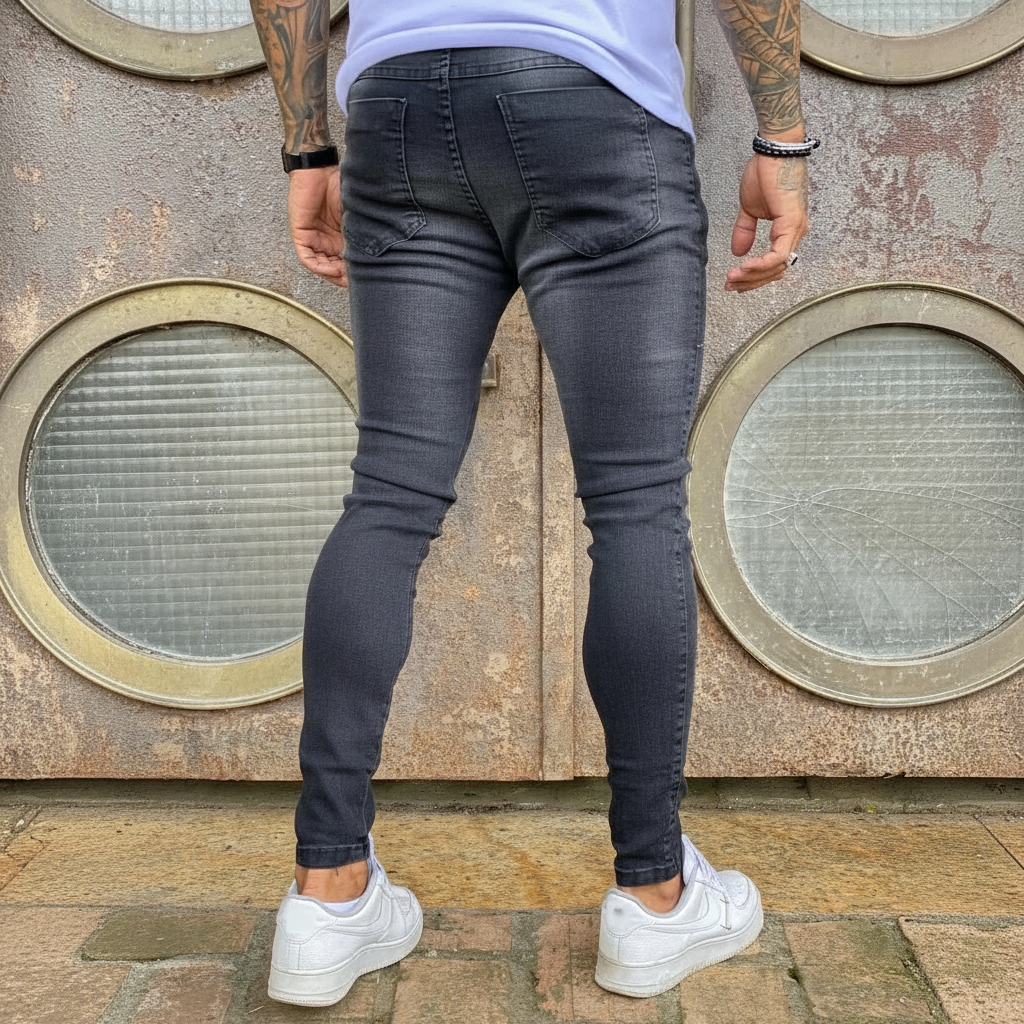 Calça Jeans Masculina com Elastano - Kit 4 Unidades
