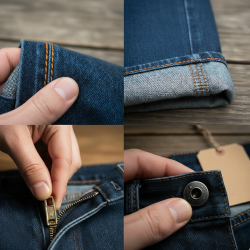 Calça Jeans Masculina com Elastano - Kit 4 Unidades