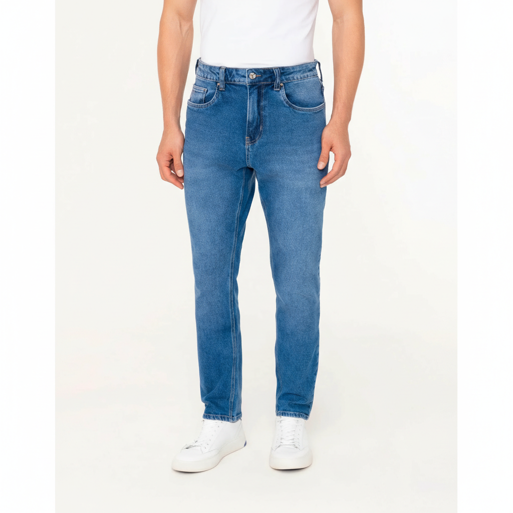 Kit 3 Calças Jeans Masculina Classic Corte Reto